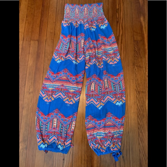 DAUGHTERS OF CULTURE Blue Maya Puna Pants - OS - Picture 3 of 4